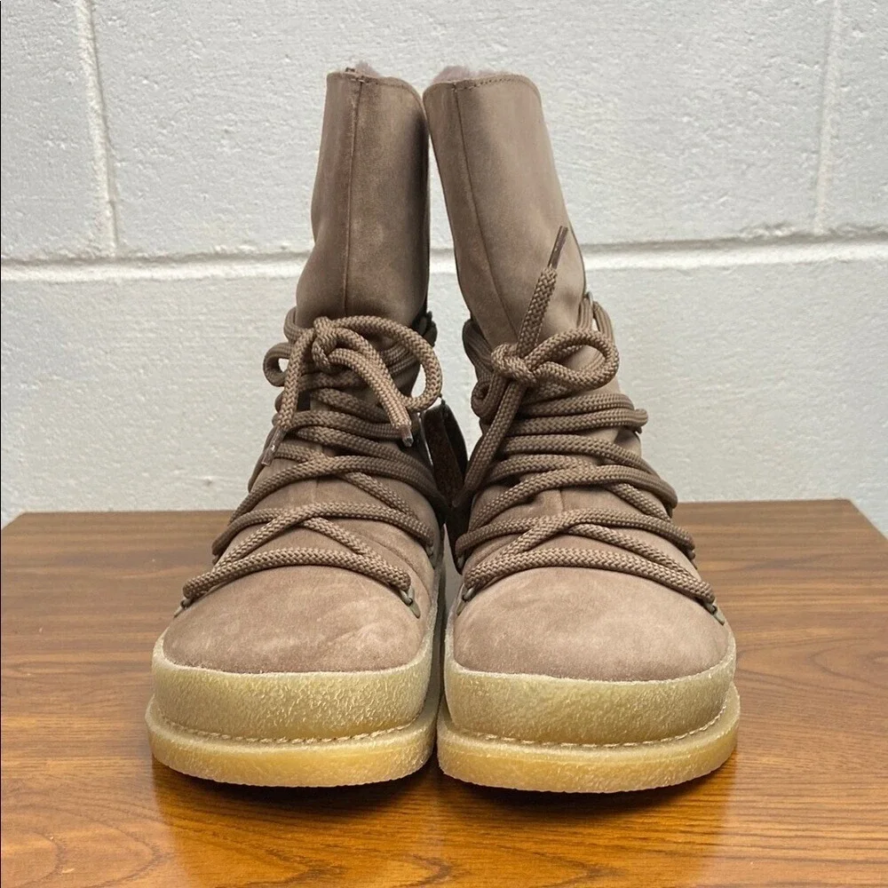 Birkenstock Masi Taupe‎ Winter Boots Suede Finish EU38 Narrow Fit 1011019 Eskimo